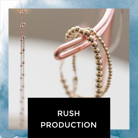 rush production service for jewelries