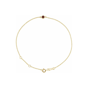 14k Gold Birthstone Bracelet | Ethically Sourced Quiet Luxury 
