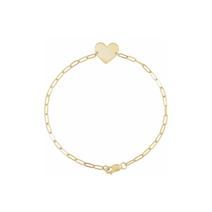 Little Heart of Gold Bracelet For Child | 14K Solid Gold Luxury Gifting