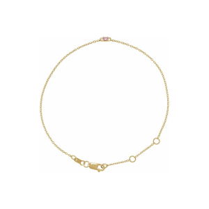 Little Heirloom Birthstone Bracelet | Natural Gemstone & 14K Solid Gold 