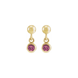 The Auric Birthstone Drops | Natural Gemstone & 14K Solid Gold Earrings