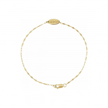 Dainty Chain Monogram Bracelet 14k Gold Customized