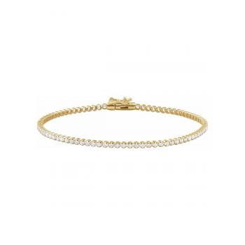 Éternelle 14K Yellow Gold & Natural Diamond Bracelet