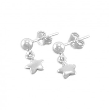 Star Earrings- Custom made Wish Upon a Star Dangle charm for little girls
