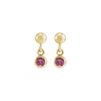 The Auric Birthstone Drops | Natural Gemstone & 14K Solid Gold Earrings
