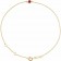 14k Gold Birthstone Bracelet | Ethically Sourced Quiet Luxury Ruby