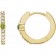 14K Gold Multi-Stone Diamond & Gemstone Hoops | Personalized Luxury Peridot