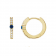 14K Gold Multi-Stone Diamond & Gemstone Hoops | Personalized Luxury Sapphire 1