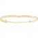 14K Solid Gold Baby Bangle Bracelet 