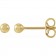 14k Solid Gold Ball Earrings | The Heirloom Orb Collection 3mm Yellow