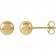 14k Solid Gold Ball Earrings | The Heirloom Orb Collection 6mm