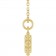 14K Solid Gold | Beaded Medallion Monogram Initial Necklace For Child