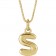 14K Solid Gold Bubble Letter Necklace | The Aurelia Legacy Initial For Child