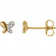 Children's Diamond Butterfly Earrings in 14K Gold | Six Sisters Beadworks