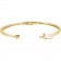 Aura 14k Yellow Gold & Natural Diamond Bangle Bracelet by six sisters Beadworks 