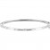 Aura 14k White Gold & Natural Diamond Bangle Bracelet