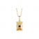 Birthstone Necklace 14k Gold & Natural Gemstone Garnet