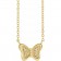Butterfly Necklace14K Solid Yellow Gold & Natural Diamonds For Child | The Little Legacy by Six Sisters Beadworks