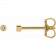 Celestial Glow | 14K Gold Micro Bezel-Set Natural Diamond Earring Studs 1.25