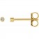Celestial Glow | 14K Gold Micro Bezel-Set Natural Diamond Earring Studs 1.5mm