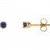 Childrens Legacy 14K Gold Natural Birthstone Earrings September Sapphire