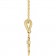 Elysian Tiny Cross Necklace | 14K Solid Gold & Natural Diamonds For Child 