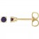 Epoch Tiny Stud Birthstone Earrings | 14K Gold & Natural Gemstone June Alexandrite