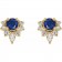 Gilded Starlet Birthstone Earrings | 14K Gold & Natural Diamonds