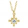 Lumière Point Birthstone Necklace in 14k Gold | Diamond-Bezel Beaded Pendant Diamond