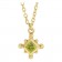 Lumière Point Birthstone Necklace in 14k Gold | Diamond-Bezel Beaded Pendant Peridot 