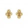 Mini Quad Stud Earrings in 14k Solid Gold | Form & Facet by Six Sisters Beadworks