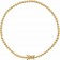 Serene Sequence 14K Solid Gold Strand Bracelet