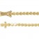 Serene Sequence 14K Solid Gold Strand Bracelet