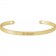 Solid 14K Gold Cuff Bracelet | Personalized Engraving