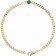 The Heritage Talisman Solid 14K Gold Birthstone Chain Bracelet Emerald