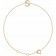 The Nova Keepsake Diamond Letter Bracelet For Child | 14K Solid Gold S