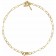 The Seraphim 14K Gold Diamond & Cross Charm Bracelet | Faith Keepsake