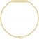 The Solidus Nameplate Bracelet For Child | 14K Solid Gold