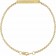 The Solidus Nameplate Bracelet For Child | 14K Solid Gold Engraved