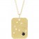Zodiac Constellation Gemstone Necklace Solid 14k Gold | Cosmic Reliquary Aquarius