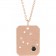 Zodiac Constellation Gemstone Necklace Solid 14k Rose Gold | Cosmic Reliquary