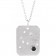 Zodiac Constellation Gemstone Necklace Solid 14k White Gold | Cosmic Reliquary